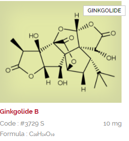 Extrasynthese Ginkgolide B Botanical Reference Material